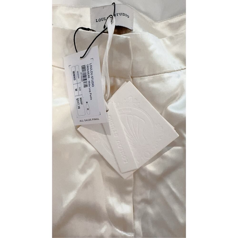 LOULOU STUDIO - Vione Silk Blend Pants M - Picture 4 of 5